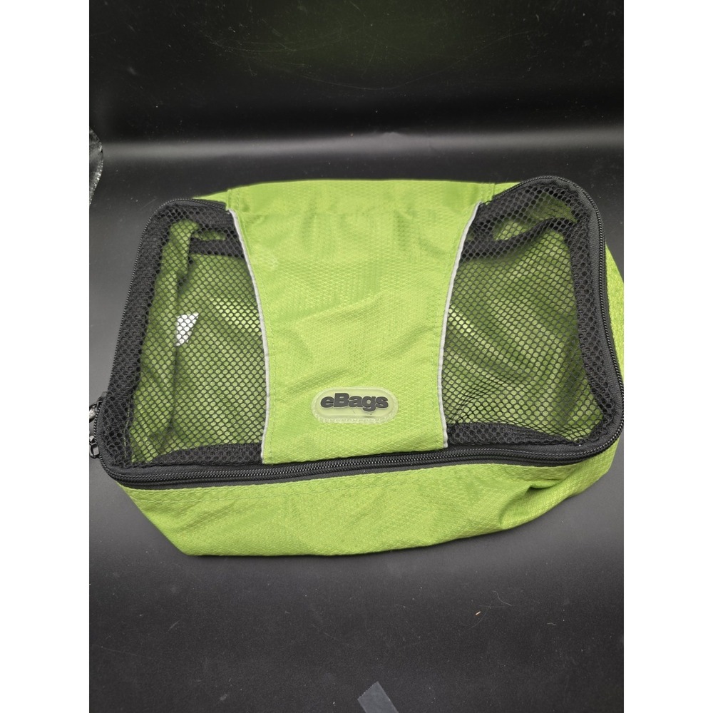 eBags Green Packing‎ Cube Mesh Top Travel Organizer Zipper Case w/ Handle